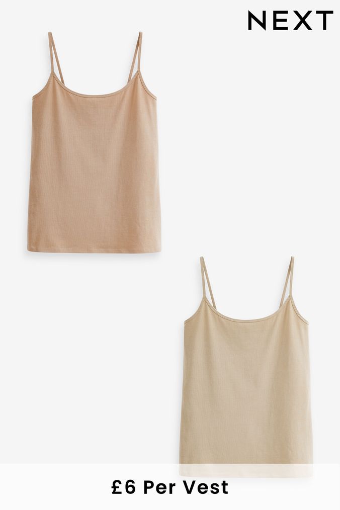 Buy Women s Natural Strappy Tops Online Next UK