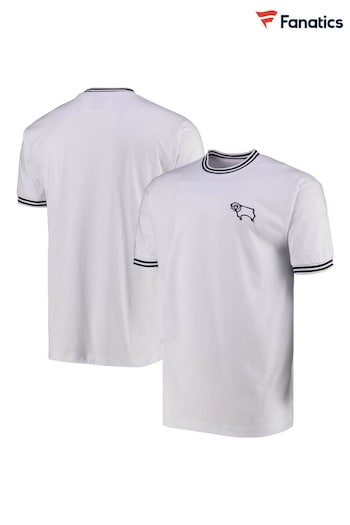 Fanatics Derby County 1972 White Retro Shirt (N00917) | £45