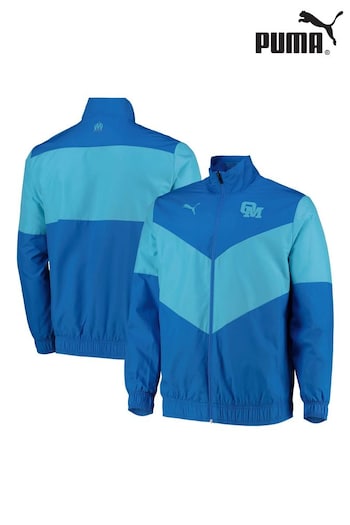 Puma Blue Olympique De Marseille Pre Match Jacket (N00922) | £80