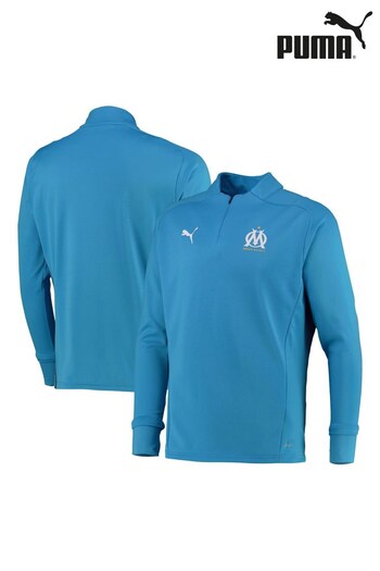 Puma BLACK-PUMA Blue Olympique De Marseille Training Fleece (N00923) | £70