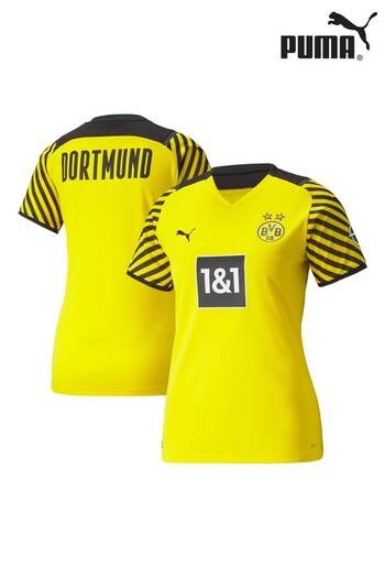 Puma Yellow 2021-22 Borussia Dortmund Home Shirt (N00926) | £70