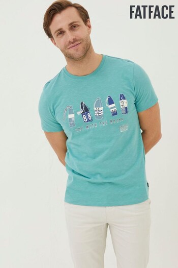 FatFace Green Out With The Buoys T-Shirt (N00930) | £28