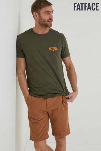 FatFace Green Surf Comp T-Shirt (N00932) | £28