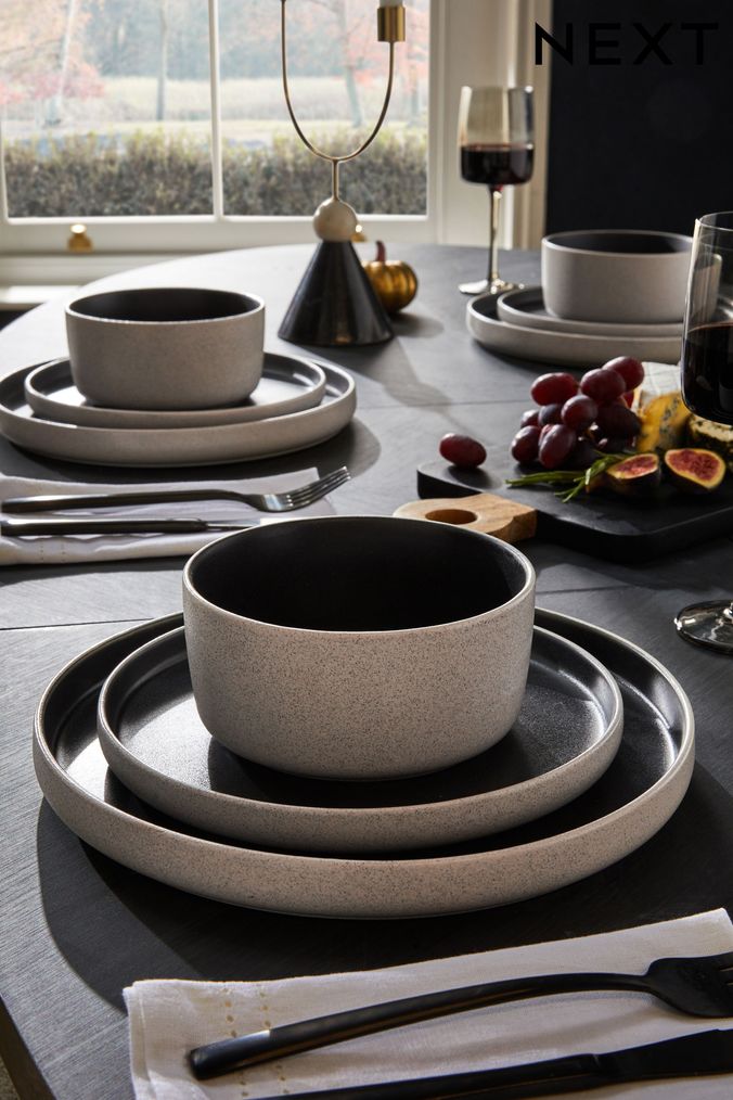 Grey Dinnerware Grey Dinner Sets Next UK