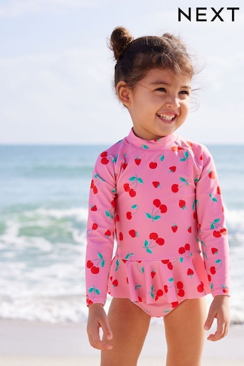 Pink Cherry Sunsafe Swim 2 Piece Set (3mths-7yrs) (N01203) | £16 - £18