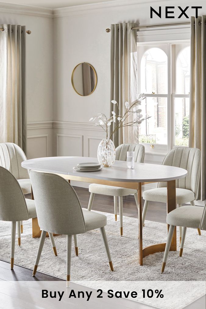 Next oval clearance dining table