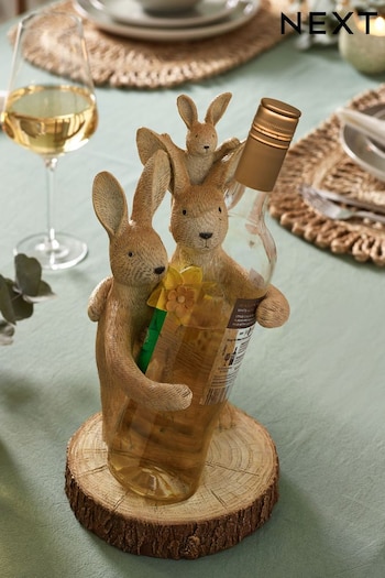 Natural Bunnies Wine Bottle Holder (N01393) | £26