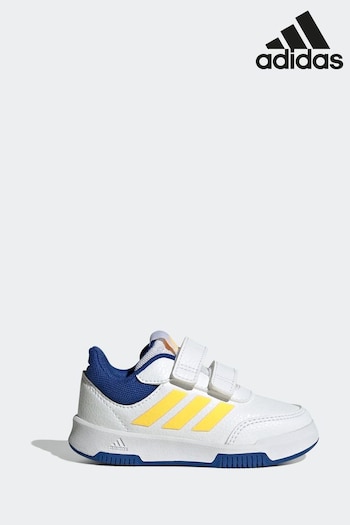 adidas Blue/Yellow Tensaur Hook and Loop Shoes (N01417) | £23