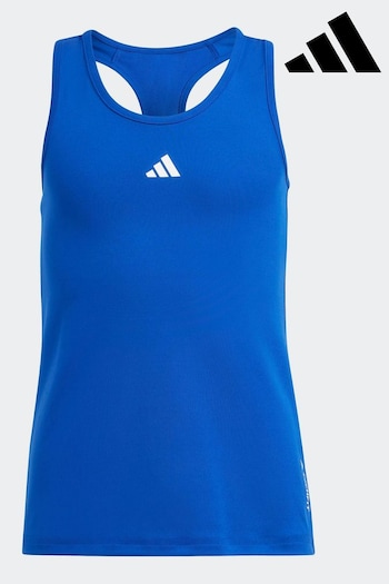 adidas Blue Sportswear Aeroready Techfit Kids Tank Top (N01437) | £18
