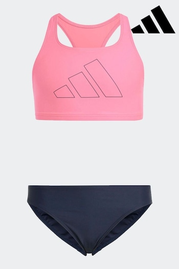 adidas FWD-001 Pink Performance Performance Big Bars Bikini (N01498) | £23