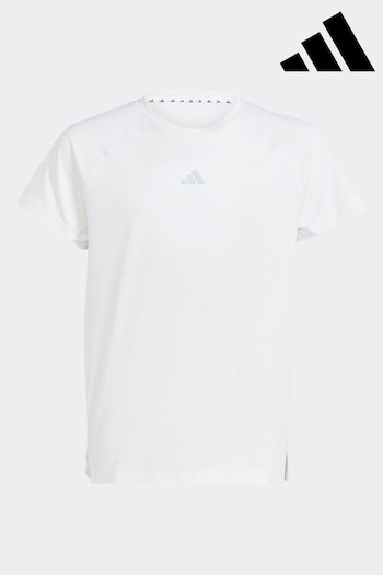 adidas White Kids Sportswear T-Shirt (N01525) | £18