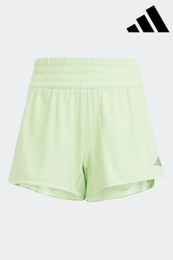 adidas Green Kids Sportswear Pacer ruched Shorts (N01528) | £23