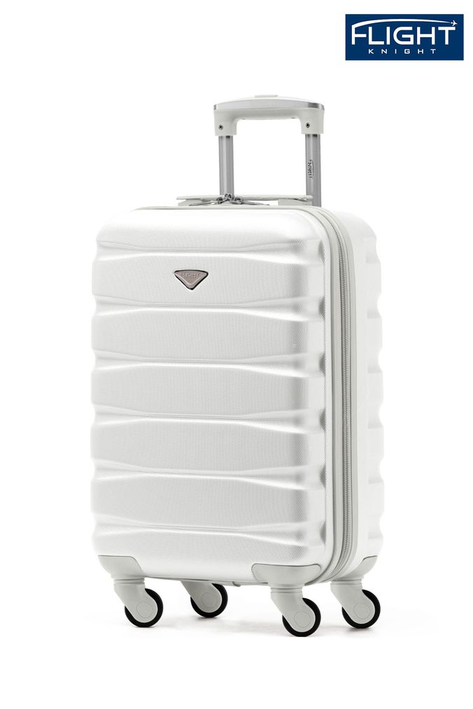 White suitcase best sale