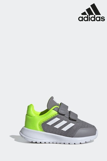 adidas Grey Infant zipp Sportswear Tensaur Run Trainers (N01637) | £23