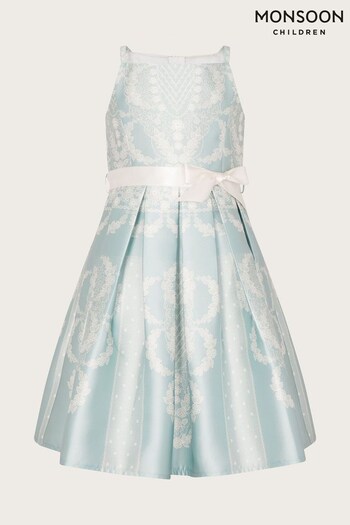 Monsoon Blue Madeline Duchess Dress (N01793) | £58 - £68