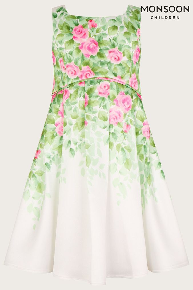 Monsoon calypso sales rose print dress
