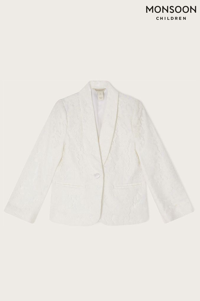 Buy Girls Cream Blazer Clothing Online Next UK