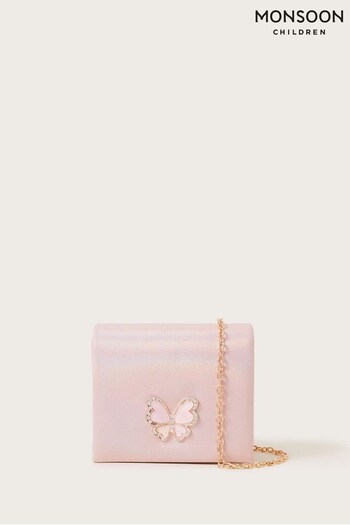 Monsoon Pink Embellished Butterfly Bag (N01902) | £14