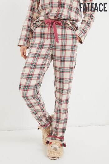 FatFace Natural Eva Woodland Check Pyjama Trousers (N01970) | £34.50