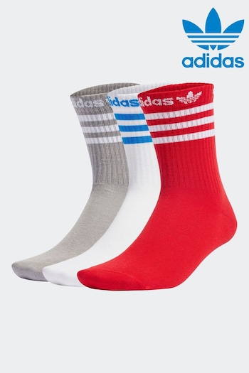 adidas Originals Crew Socks 3 Pairs (N01983) | £15