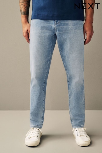 Sky Blue Regular Tapered Vintage Stretch Authentic Jeans (N02138) | £28