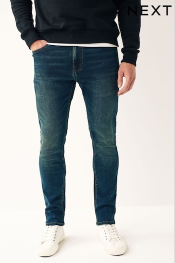Mid Blue Tint Skinny Comfort Stretch Jeans (N02143) | £30