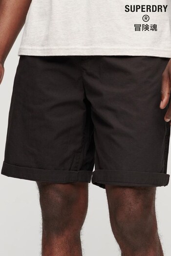Superdry Black Carpenter Shorts (N02217) | £45