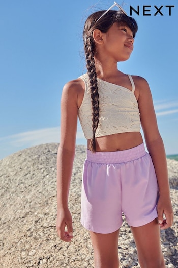 Lilac Purple Beach bermuda Shorts (N02415) | £7 - £10