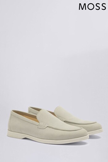 MOSS Natural Lewisham Suede Casual Loafers (N02431) | £60