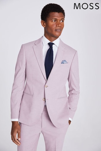 MOSS Slim Fit Pink Quartz Jacket (N02500) | £149