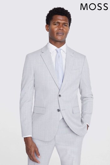 MOSS Grey Clementine Check Jacket (N02549) | £149