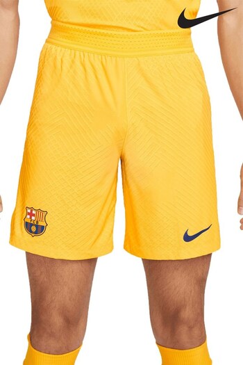 Nike Yellow Barcelona Fourth Vapor Match Shorts (N02573) | £65
