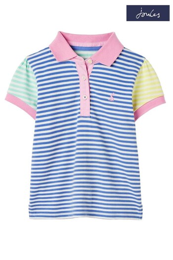 Joules Morgan Blue Striped Polo Shirt (N02591) | £16.95 - £20.95