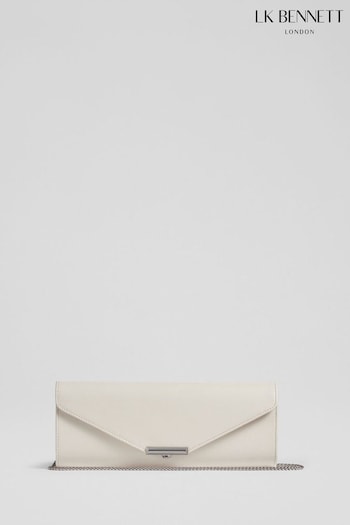 LK Bennett Lucille Fine Glitter Clutch Bag (N02707) | £189
