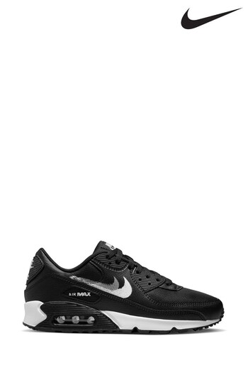 Nike Black Air Max 90 Trainers (N02754) | £145
