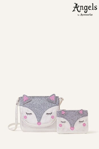 Angels By Accessorize Natural Fox Purse and Bag Bundle (N02882) | £19