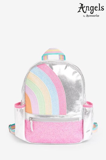 Angels By Accessorize Natural Rainbow Stripe Backpack (N02885) | £19