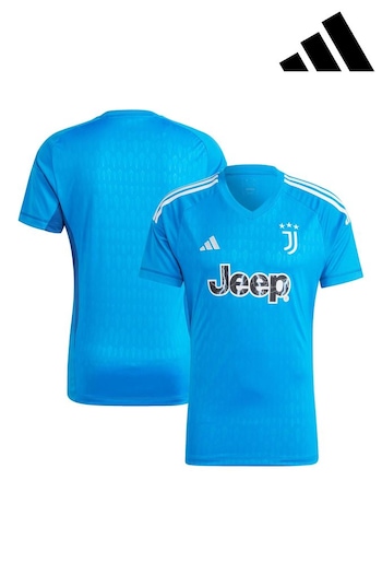 adidas Blue Juventus Goalkeeper Shirt Kids (N02983) | £55
