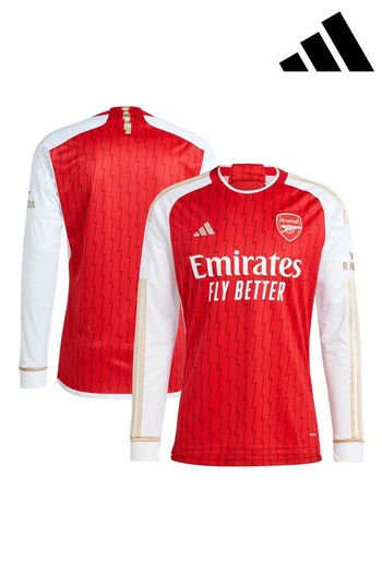 adidas Red Arsenal Home Long Sleeves Shirt (N02985) | £90