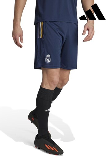 adidas Blue Real Madrid Training Shorts (N04034) | £38