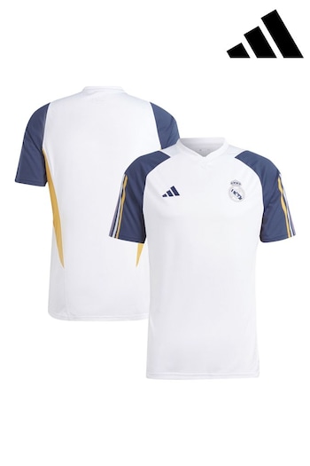 adidas White Real Madrid Training Jersey (N04036) | £40