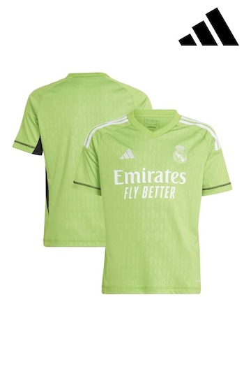 SportsWear Green Real Madrid Home Goalkeeper Shirt Kids (N04037) | £55