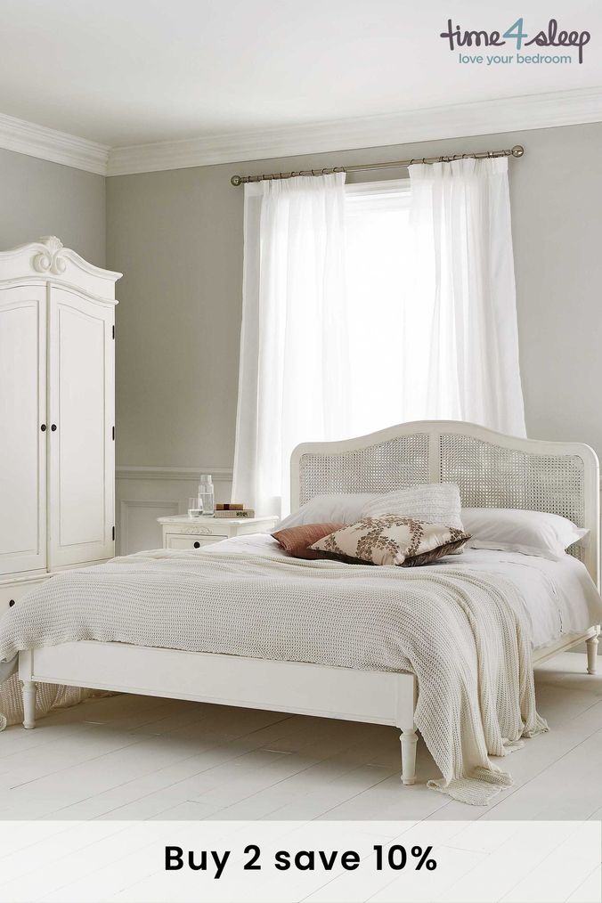 Liberty rattan wooden bed cheap frame