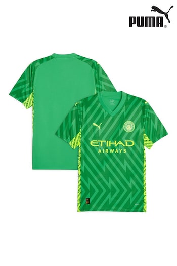 Puma Green Manchester City Goalkeeper Long Sleeves Shirt (N04135) | £60