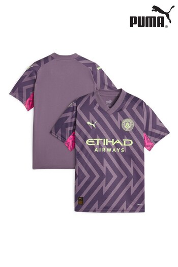 Puma Purple Manchester City Goalkeeper Long Sleeves Shirt (N04150) | £60