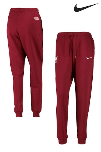 Nike Red Liverpool Fleece Joggers Womens (N04155) | £50