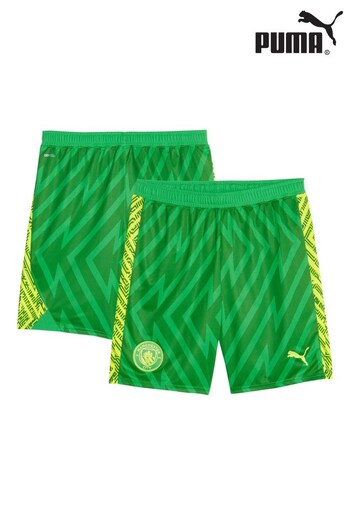 Puma Gum Green Manchester City Goalkeeper Shorts (N04173) | £35