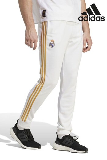 adidas White Real Madrid DNA Pants (N04194) | £55