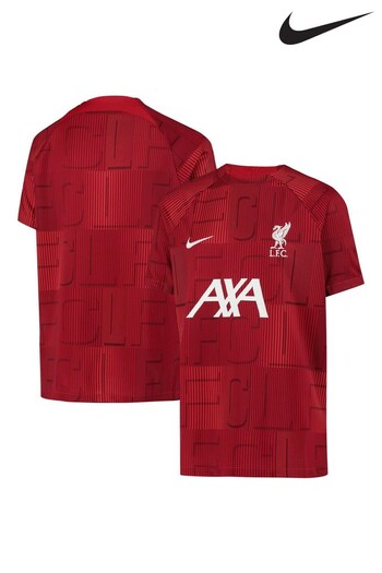 Nike Red Liverpool Academy Pro Pre Match Top (N04198) | £55