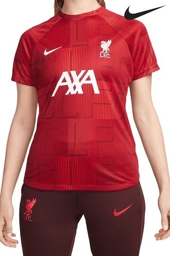 Nike Red Liverpool Academy Pro Pre Match Top Tommys (N04201) | £60